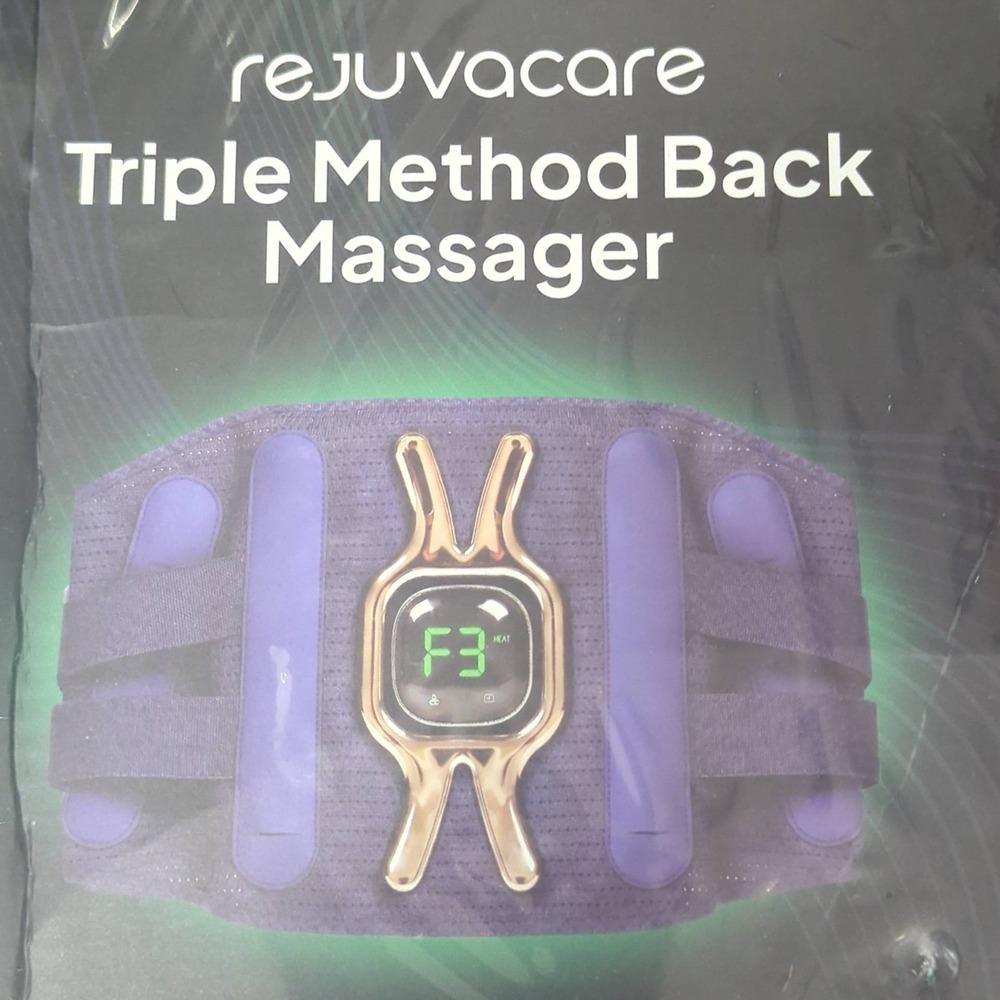 Used Rejuvacare Back Vibration Massager with Infrared Heat Massage Triple Method